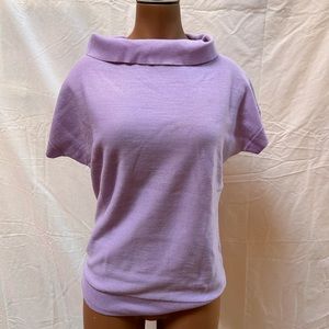 W by Worth Short Sleeve Mock Turtle Neck